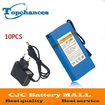 10X High Quality Super Rechargeable Portable Lithium-ion Battery DC 12V 9800mAh DC1298A With Plug
10X High Quality Super Rechargeable Portable Lithium-ion Battery DC 12V 9800mAh DC1298A With Plug