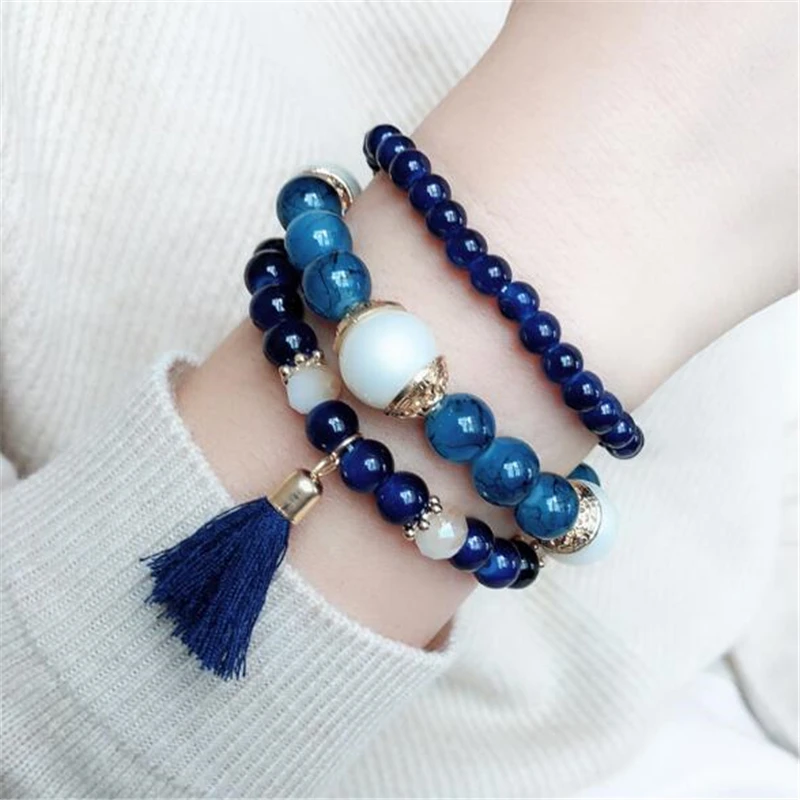 ZOSHI 3PCS Bohemian Tassel Charm Natural Stone Bead Wrap Bracelets For Women Fashion Gold Strand Bracelets Sets Summer Jewelry
ZOSHI 3PCS Bohemian Tassel Charm Natural Stone Bead Wrap Bracelets For Women Fashion Gold Strand Bracelets Sets Summer Jewelry