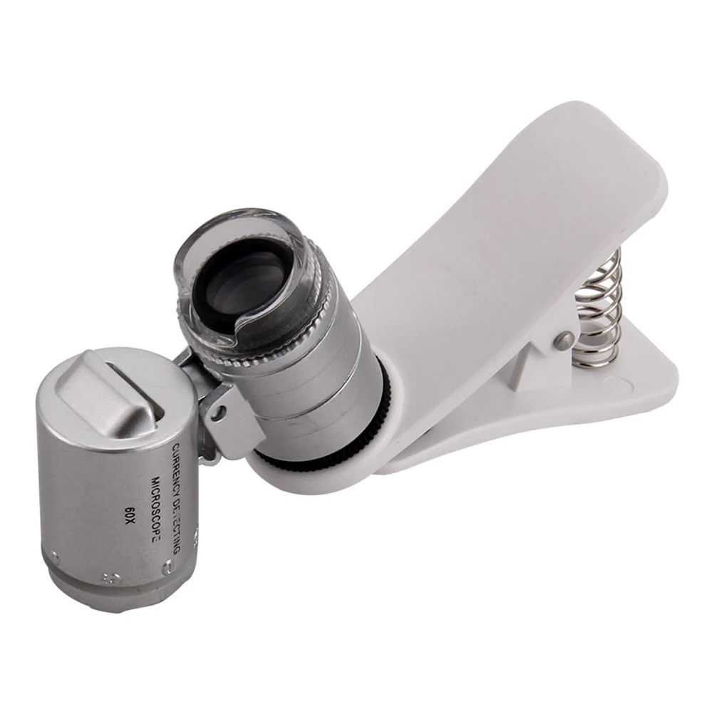 Mini Money Tester 60X Pocket miniscope Magnifier Loupe Glass LED Light UV with clip new arrival
Mini Money Tester 60X Pocket miniscope Magnifier Loupe Glass LED Light UV with clip new arrival