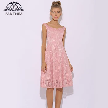 Parthea Vintage Lace Dress Women Elegant Pink Dress Summer Floral Midi Skater Dress Party Sexy Dresses Plus Size Vestidos 2018
Parthea Vintage Lace Dress Women Elegant Pink Dress Summer Floral Midi Skater Dress Party Sexy Dresses Plus Size Vestidos 2018
