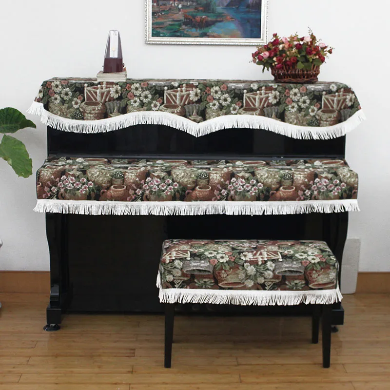 High-quality european style red/green flowers Cotton and linen fabric Upright piano covers stool cover 1order=1set weight=1kg
High-quality european style red/green flowers Cotton and linen fabric Upright piano covers stool cover 1order=1set weight=1kg