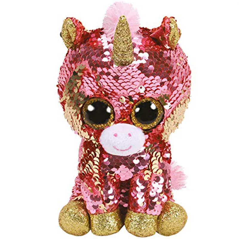 Ty Sequin Flippables 6" 15cm Sunset the Coral Unicorn Plush Regular Stuffed Animal Collectible Doll Toy
Ty Sequin Flippables 6" 15cm Sunset the Coral Unicorn Plush Regular Stuffed Animal Collectible Doll Toy