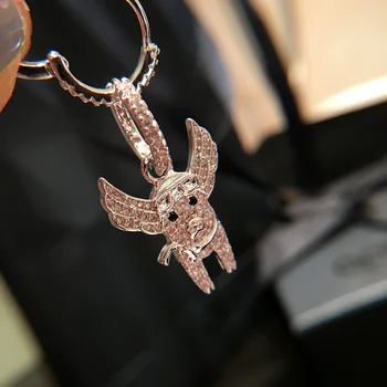 Top Quality Gorgeous Asymmetric Elephant Earrings Cute Pink Flying Pig Silver Drop Earrings For Women Ins Jewelry
Top Quality Gorgeous Asymmetric Elephant Earrings Cute Pink Flying Pig Silver Drop Earrings For Women Ins Jewelry