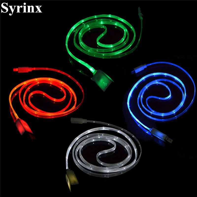 SYRINX USB Cable Micro USB Cable LED Glow Charging Data Mobile Phone Cables For Android iPhone X 7 XR Type c Samsung s8 s9 plus
SYRINX USB Cable Micro USB Cable LED Glow Charging Data Mobile Phone Cables For Android iPhone X 7 XR Type c Samsung s8 s9 plus