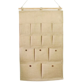 13 Pockets Hanging Organizer Linen Cotton Fabric Wall Door Closet Hanging Storage Bag Home Organizer Bag
13 Pockets Hanging Organizer Linen Cotton Fabric Wall Door Closet Hanging Storage Bag Home Organizer Bag