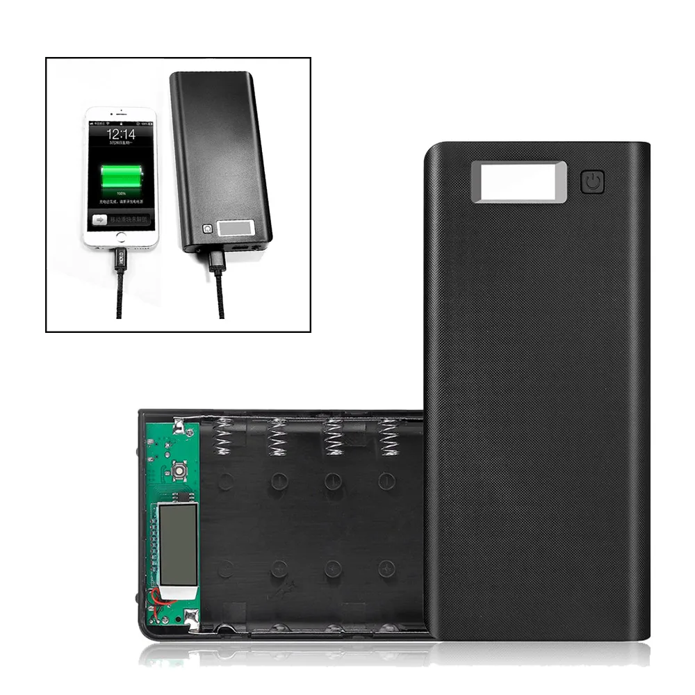 8x18650 DIY Mobile Power Bank Battery Storage Box Quick Charger 5V 2.4A Dual USB Phone Powerbank Case for Xiaomi Huawei Iphone
8x18650 DIY Mobile Power Bank Battery Storage Box Quick Charger 5V 2.4A Dual USB Phone Powerbank Case for Xiaomi Huawei Iphone