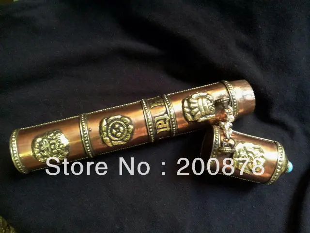 TBC813 Tibetan red brass Antiqued Incense box,8'',Tibet Metal Eight Auspicious Amulet Cylinder incense case,No MOQ
TBC813 Tibetan red brass Antiqued Incense box,8'',Tibet Metal Eight Auspicious Amulet Cylinder incense case,No MOQ