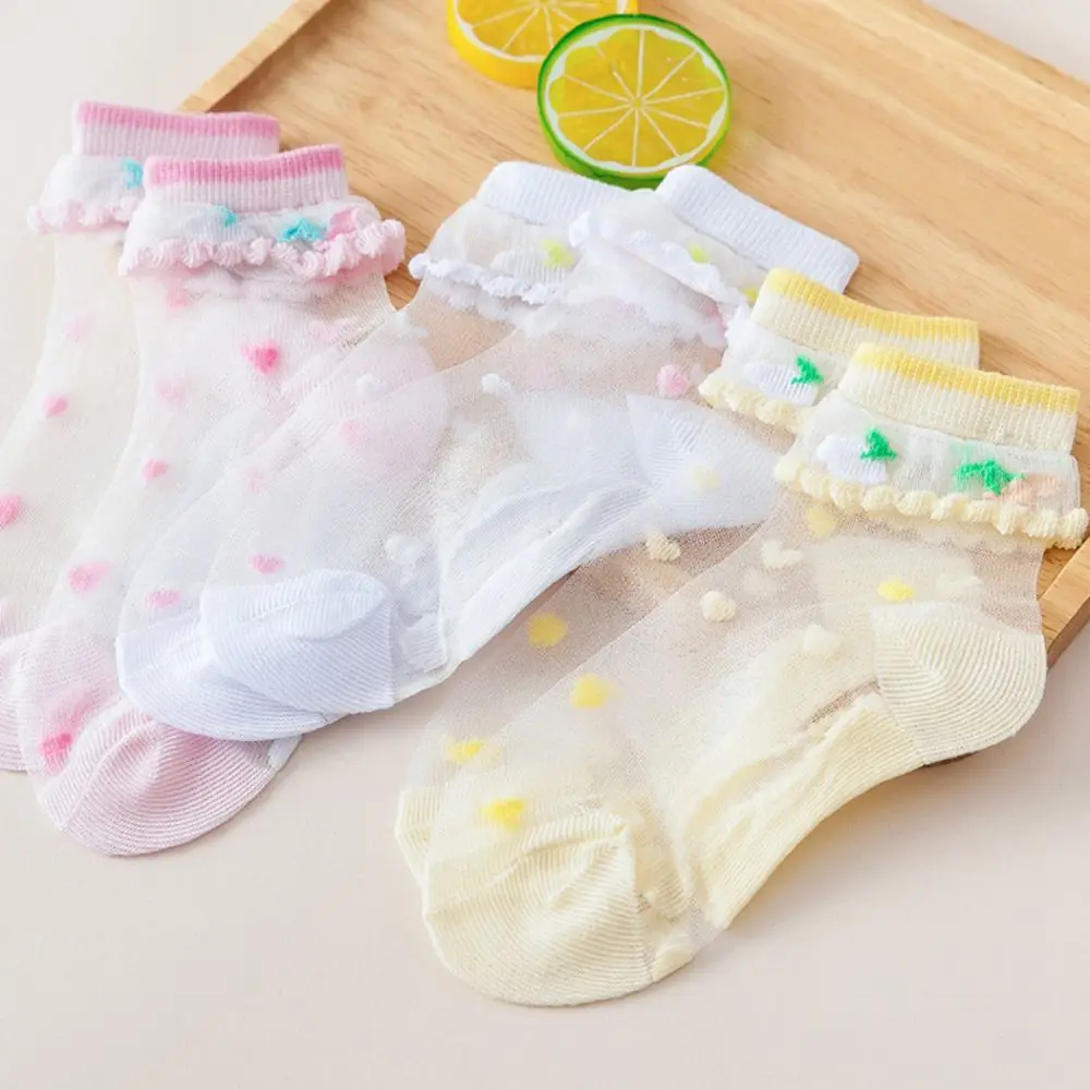 Baby Children Kids Crystal Socks Ultra-thin Breathable Girls Spring Summer Transparent Fruit Printed Baby Socks
Baby Children Kids Crystal Socks Ultra-thin Breathable Girls Spring Summer Transparent Fruit Printed Baby Socks