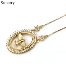 Sunarry Golden Color Copper White Cubic Zirconia Eagle Pendant Necklaces Women's Fashion Jewelry
Sunarry Golden Color Copper White Cubic Zirconia Eagle Pendant Necklaces Women's Fashion Jewelry