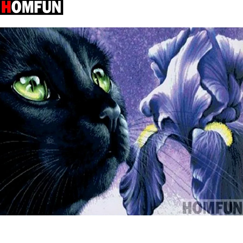 HOMFUN Full Square/Round Drill 5D DIY Diamond Painting "Cat flower" Embroidery Cross Stitch 5D Home Decor Gift A14638
HOMFUN Full Square/Round Drill 5D DIY Diamond Painting "Cat flower" Embroidery Cross Stitch 5D Home Decor Gift A14638