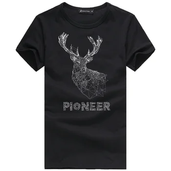 Pioneer Camp brand short summer men tshirt comfortable breathable blue t shirt male fashion cotton t-shirt elk pattern ADT901208
Pioneer Camp brand short summer men tshirt comfortable breathable blue t shirt male fashion cotton t-shirt elk pattern ADT901208