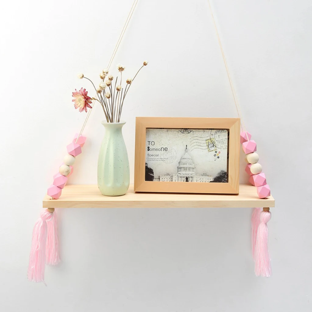 Wall Decorative Wood Frame Hanging Shelf Hanger Props For Kids Room Decor Wall Decorative Wood Frame Hanging Shelf Hanger Props For Kids Room Decor