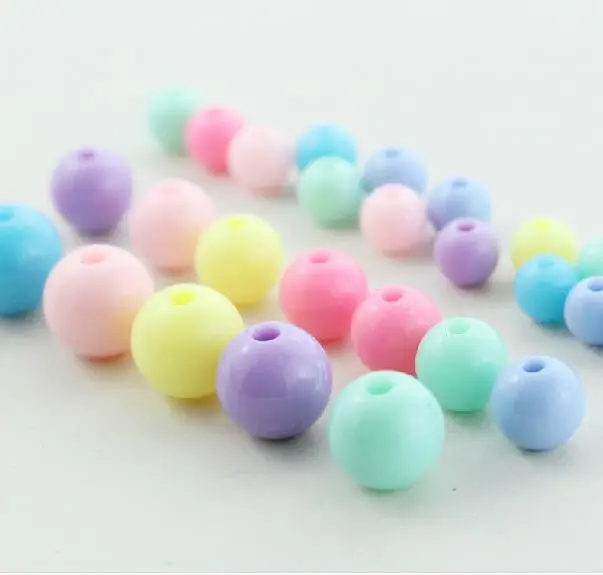 Spring Colors 6mm 8mm 10mm 12mmb14mm 16mm Round Acrylic Loose DIY Spacer Beads for Kids Bracelet Necklace Jewelry Making SM-02
Spring Colors 6mm 8mm 10mm 12mmb14mm 16mm Round Acrylic Loose DIY Spacer Beads for Kids Bracelet Necklace Jewelry Making SM-02