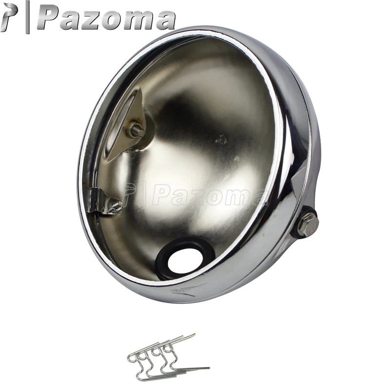 Chrome 7" Round Motorcycle LED Headlight Housing Headlight Shells Headlamp Light Bulb Bucket For Harley Cafe Racer Street Bikes
Chrome 7" Round Motorcycle LED Headlight Housing Headlight Shells Headlamp Light Bulb Bucket For Harley Cafe Racer Street Bikes