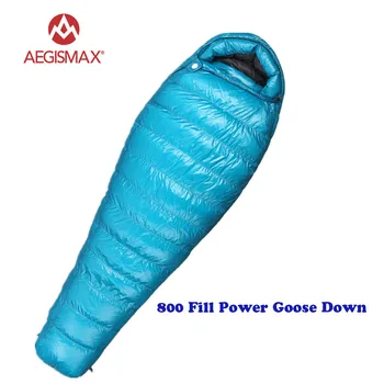 

AEGISMAX New M3 Lengthened Ultralight Sleeping bag Outdoor Camping Hiking keep Warm 95% White Goose Down Mummy Sleeping Bag