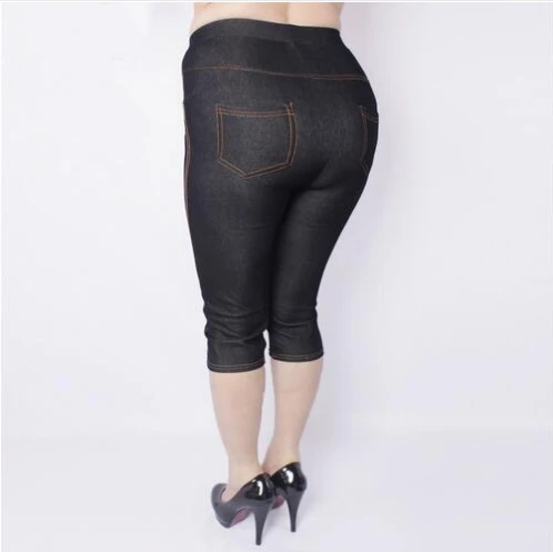New Arrival Summer Style High Quality Women Mid-Calf leggings Super elastic Denim soft breathable 5XL Plus size women's pants
New Arrival Summer Style High Quality Women Mid-Calf leggings Super elastic Denim soft breathable 5XL Plus size women's pants