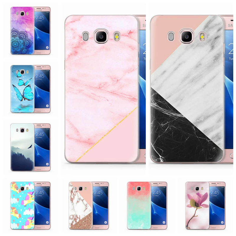 Чехол для Funda Samsung Galaxy J5 2016 чехол J510 J510F TPU Мягкий мраморный манлада окрашенный Q035 |