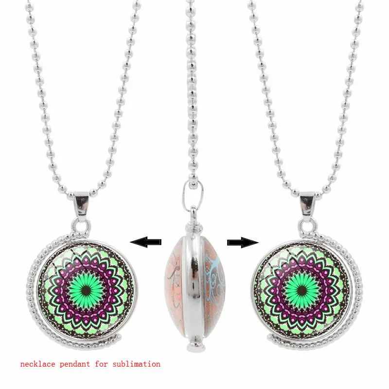 sublimation necklace pendant rotate women necklaces pendants for Heat transfer printing new design style can print on the sides
sublimation necklace pendant rotate women necklaces pendants for Heat transfer printing new design style can print on the sides