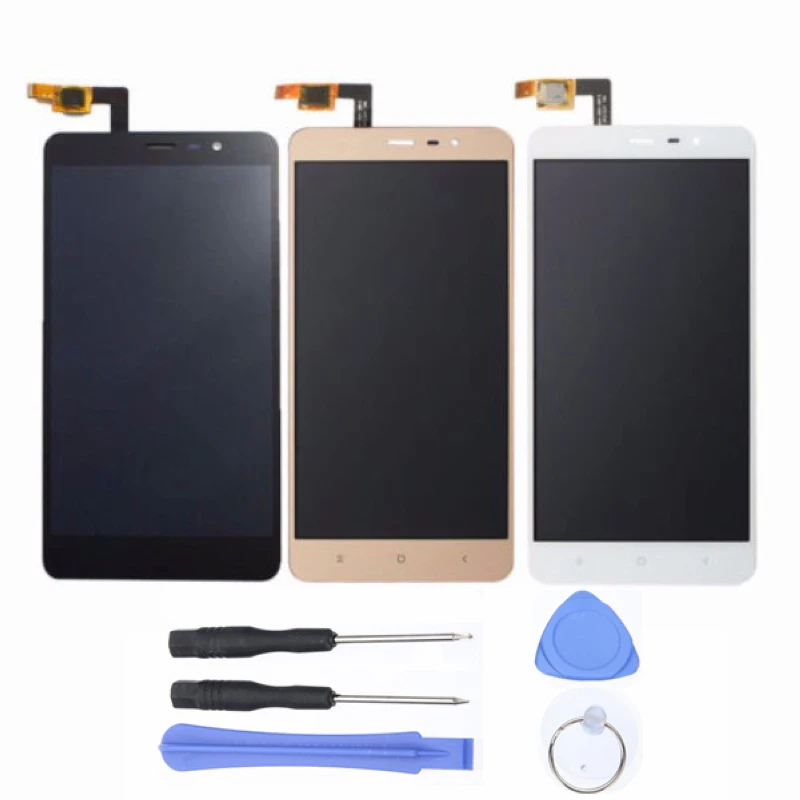 New LCD Display + Touch Screen Digitizer Replacement For Xiaomi Redmi Note 3 with Tools Accessories Gold/Black/White Color
New LCD Display + Touch Screen Digitizer Replacement For Xiaomi Redmi Note 3 with Tools Accessories Gold/Black/White Color