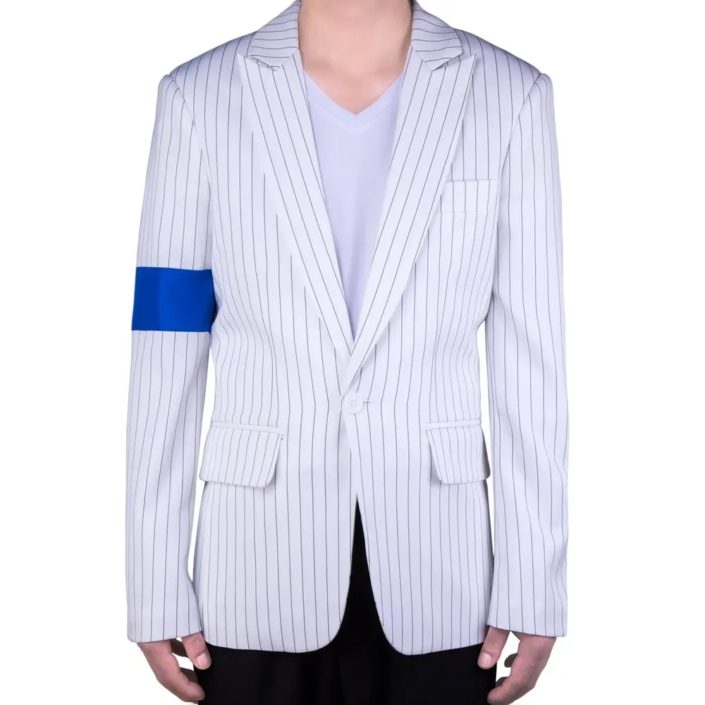 Rare Classic MJ Michael Jackson BAD Jacket Informal Buckle Badge Suit Wgite Punk Casual Blazer
Rare Classic MJ Michael Jackson BAD Jacket Informal Buckle Badge Suit Wgite Punk Casual Blazer