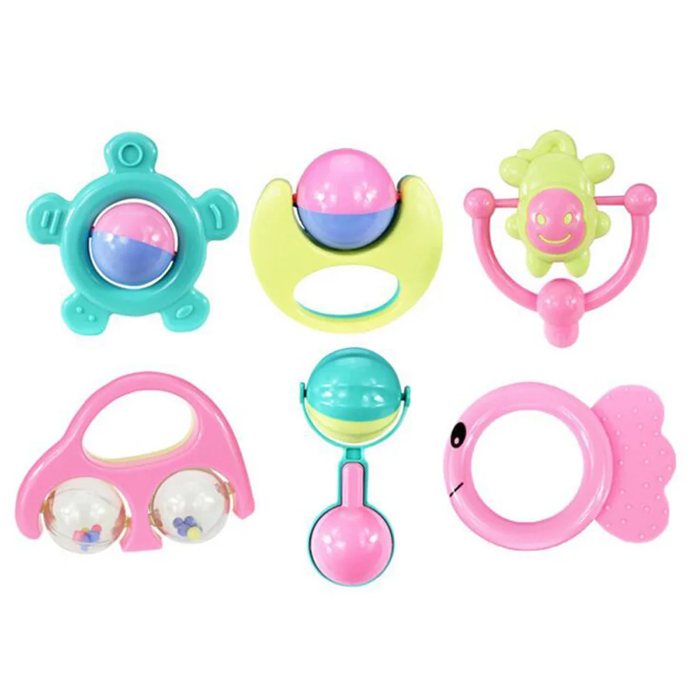 6 Pcs Baby Cute Cartoon Multi-style Ring Bell Set Toys Kids Early Funny Rattles Baby Grow Gifts M09
6 Pcs Baby Cute Cartoon Multi-style Ring Bell Set Toys Kids Early Funny Rattles Baby Grow Gifts M09