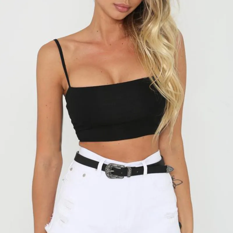 Spaghetti Strap Stretchy Crop Camis Top Black Yellow Red Women Plain Adjustable Tanks Tops Summer Slim Elasitc Sexy Party Vest
Spaghetti Strap Stretchy Crop Camis Top Black Yellow Red Women Plain Adjustable Tanks Tops Summer Slim Elasitc Sexy Party Vest