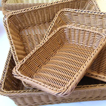Simulation Bamboo Basket American Country Basket Fruit Nuts Food Vegetable Storage Basket Tray Rectangular Four Sizes
Simulation Bamboo Basket American Country Basket Fruit Nuts Food Vegetable Storage Basket Tray Rectangular Four Sizes