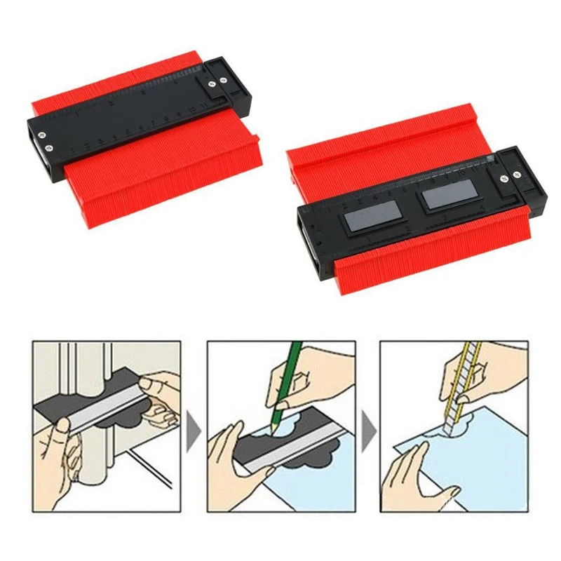 Contour Gauge Plastic Profile Duplicator Standard 5" Width Wood Marking Tool Tiling Laminate Tiles General Tool Woodworking tool
Contour Gauge Plastic Profile Duplicator Standard 5" Width Wood Marking Tool Tiling Laminate Tiles General Tool Woodworking tool