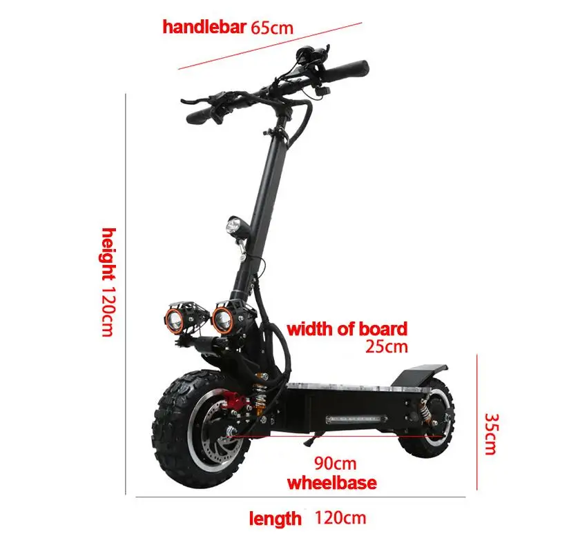 Sale 11inch 60V 3200W Electric Scooter Adult 80km/h E Scooter Skateboard Strong powerful new Foldable Electric Bicycle KickScooter 3