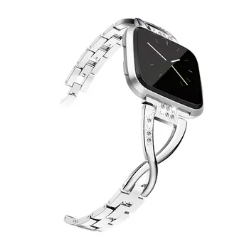 2019 NEW Luxury Alloy Crystal Stainless Steel Wristband Strap Band For Fitbit versa Purchasing smartwatch
2019 NEW Luxury Alloy Crystal Stainless Steel Wristband Strap Band For Fitbit versa Purchasing smartwatch