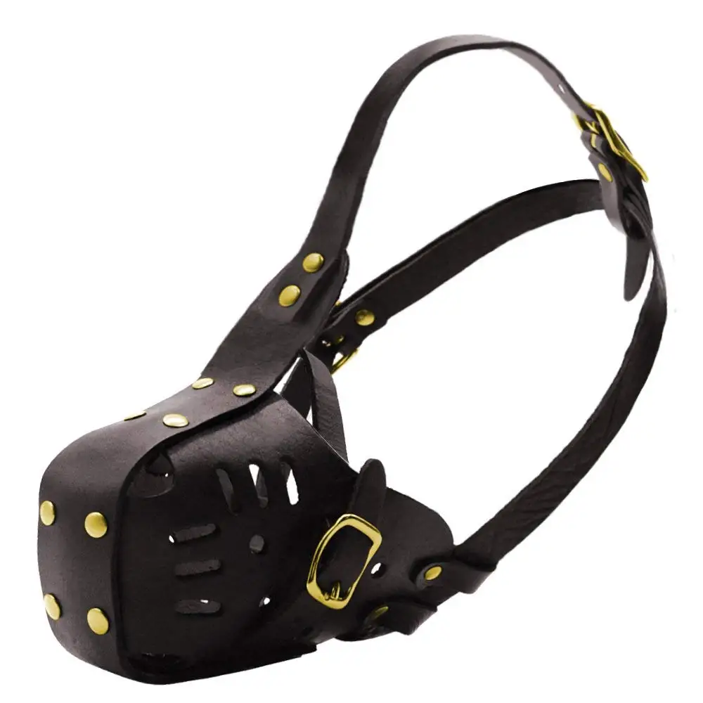 Genuine Leather Dog Muzzle No Barking Stop Bite Adjustable Mask for Medium and Big Dog Belgian Malinois German Shepherd Dog
Genuine Leather Dog Muzzle No Barking Stop Bite Adjustable Mask for Medium and Big Dog Belgian Malinois German Shepherd Dog