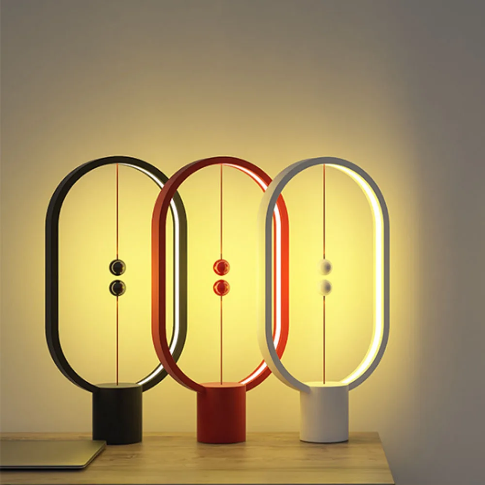 Creative Heng Balance Lamp LED Night Light USB Powered Intelligent Magnetic Half-air Table Night Lamp Novelty Light Gift Home
Creative Heng Balance Lamp LED Night Light USB Powered Intelligent Magnetic Half-air Table Night Lamp Novelty Light Gift Home