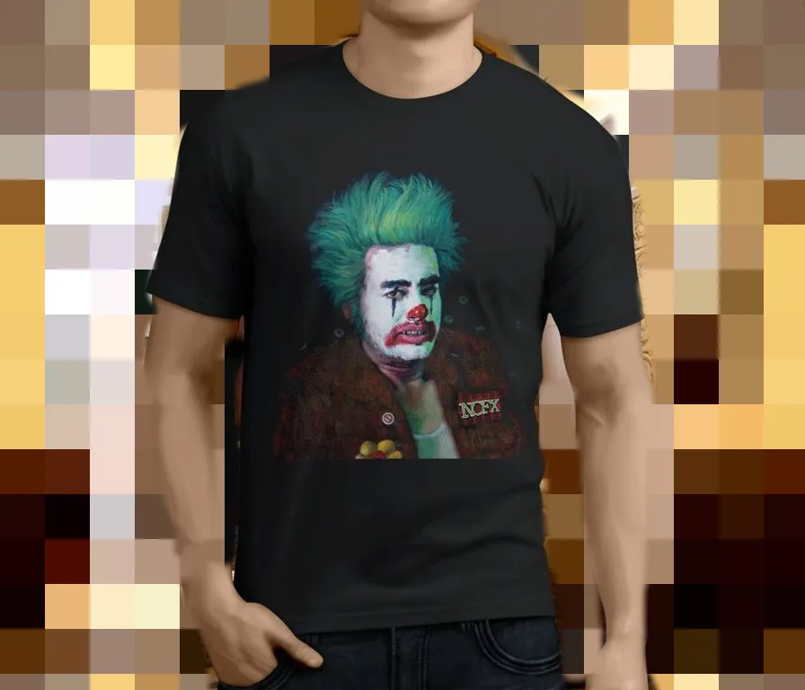 New Popular Nofx Cokie The Clown Amdr Men'S Black T Shirt Size S 3Xl Short Sleeve Cotton T Shirts Man Clothing
New Popular Nofx Cokie The Clown Amdr Men'S Black T Shirt Size S 3Xl Short Sleeve Cotton T Shirts Man Clothing