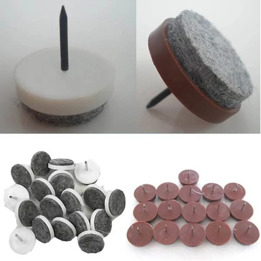 (Pack of 100pcs )Felt Foot Pad Skid Glide Nail Protector Furniture Chair Table Leg 18mm/ 20mm /22mm
(Pack of 100pcs )Felt Foot Pad Skid Glide Nail Protector Furniture Chair Table Leg 18mm/ 20mm /22mm
