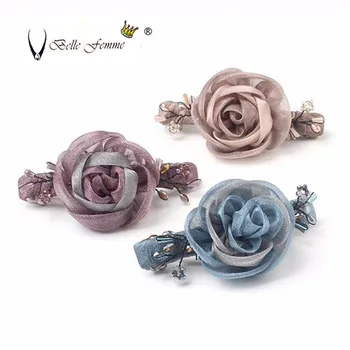 Korea Hair Accessories Flower Pearls Hair Clips For Women Crystal Hairgrips Hair Bows Spring Hairpins Barrette 4
Korea Hair Accessories Flower Pearls Hair Clips For Women Crystal Hairgrips Hair Bows Spring Hairpins Barrette 4