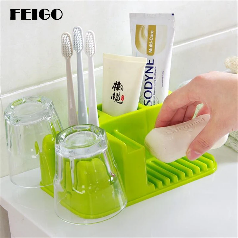 FEIGO Toothbrush Cup Shelf Toothpaste Dispenser Squeezer New Tooth Mug Wash Gargle Suit Wash Cup Toothbrush Holder Storage F136
FEIGO Toothbrush Cup Shelf Toothpaste Dispenser Squeezer New Tooth Mug Wash Gargle Suit Wash Cup Toothbrush Holder Storage F136