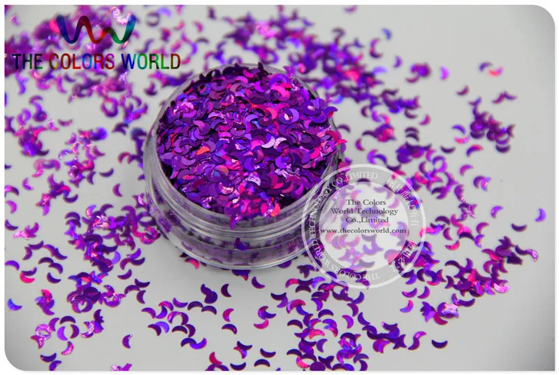 LM-8 Size 3 mm laser holographic Purple color Glitter paillette Moon shape spangles for Nail Art DIY supplies1pack=50g
LM-8 Size 3 mm laser holographic Purple color Glitter paillette Moon shape spangles for Nail Art DIY supplies1pack=50g