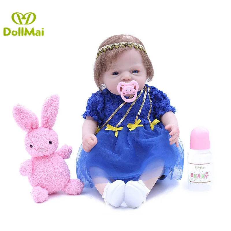 20inch FULL Silicone reborn menina babies dolls Soft Vinyl Silicone Reborn Toddler Doll Toys Gift boneca bebe kids birthday gift
20inch FULL Silicone reborn menina babies dolls Soft Vinyl Silicone Reborn Toddler Doll Toys Gift boneca bebe kids birthday gift