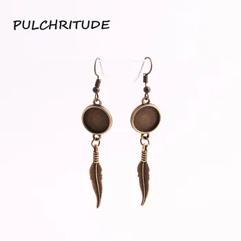 PULCHRITUDE Metal Alloy Antique Bronze 10pairs(20pcs) Fit 12mm Cabochon Plant Leaves Charm Earrings Diy Jewelry Making C1788
PULCHRITUDE Metal Alloy Antique Bronze 10pairs(20pcs) Fit 12mm Cabochon Plant Leaves Charm Earrings Diy Jewelry Making C1788