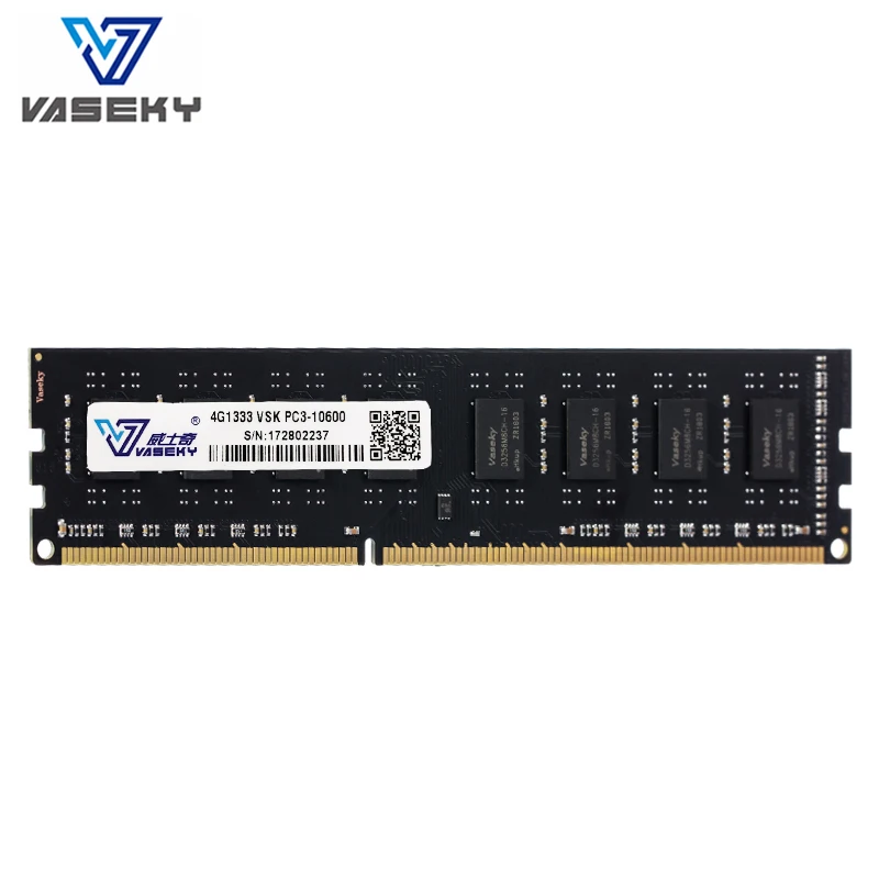 

Vaseky 4GB 8GB 2GB PC Memory RAM Memoria Module Computer Desktop PC3 12800 10600 DDR3 1333Mhz 1600Mhz 2g 4g 8g 16gb 1333 1600