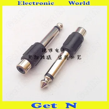 20pcs AV Adapter Connector Converting 6.5 RCA Audio Adapter Plug Convert Mono Track to RCA for Microphone Audio Console 6.35mm
20pcs AV Adapter Connector Converting 6.5 RCA Audio Adapter Plug Convert Mono Track to RCA for Microphone Audio Console 6.35mm