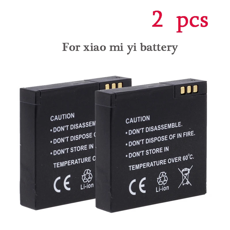 2pcs High Quality 1010mAh Li-ion Battery for Xiaomi Yi XiaoYi Sports Action Camera Rechargeable batteries DV Cam Accessories
2pcs High Quality 1010mAh Li-ion Battery for Xiaomi Yi XiaoYi Sports Action Camera Rechargeable batteries DV Cam Accessories