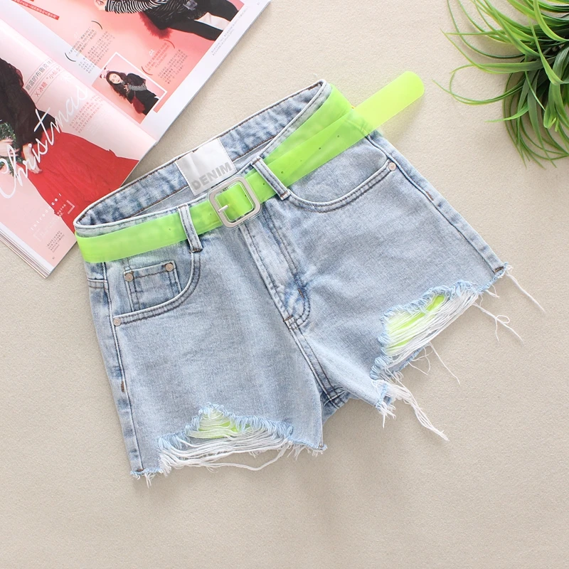 2019 Light Blue Women's Denim Shorts Summer Hole Patchwork High Waist Washed England Style Loose Broad Foot Denim Shorts 1013
2019 Light Blue Women's Denim Shorts Summer Hole Patchwork High Waist Washed England Style Loose Broad Foot Denim Shorts 1013