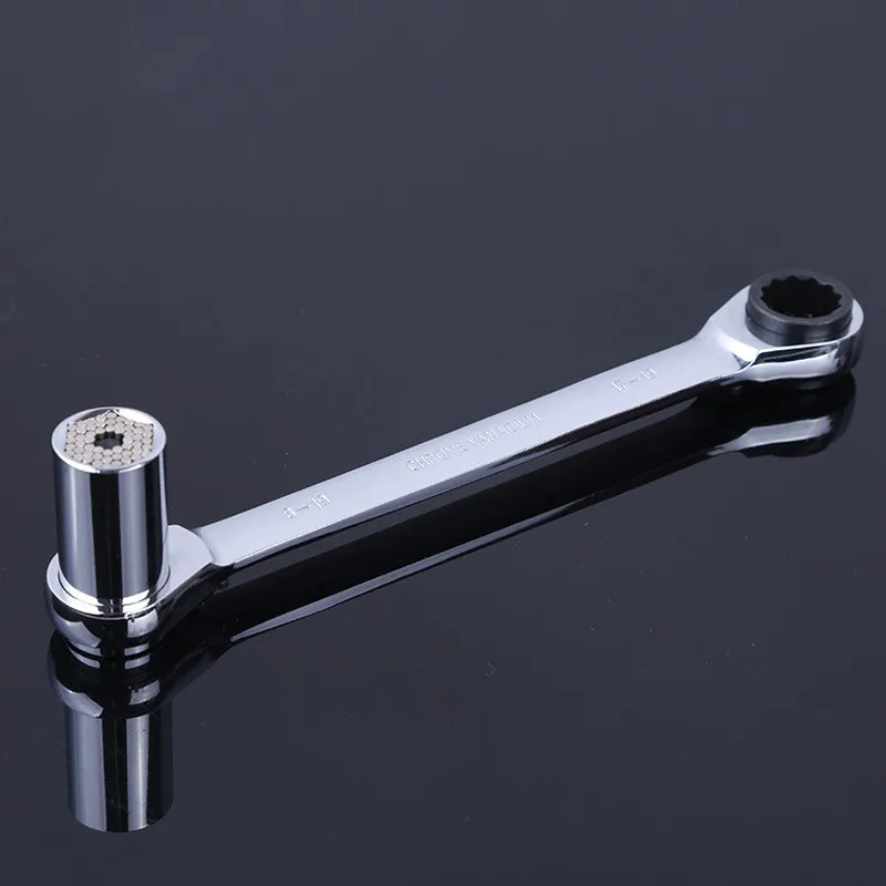 2016 New Top Quality Industrial Grade Universal Ratchet Socket Wrench 7-19mm/17-19mm
2016 New Top Quality Industrial Grade Universal Ratchet Socket Wrench 7-19mm/17-19mm