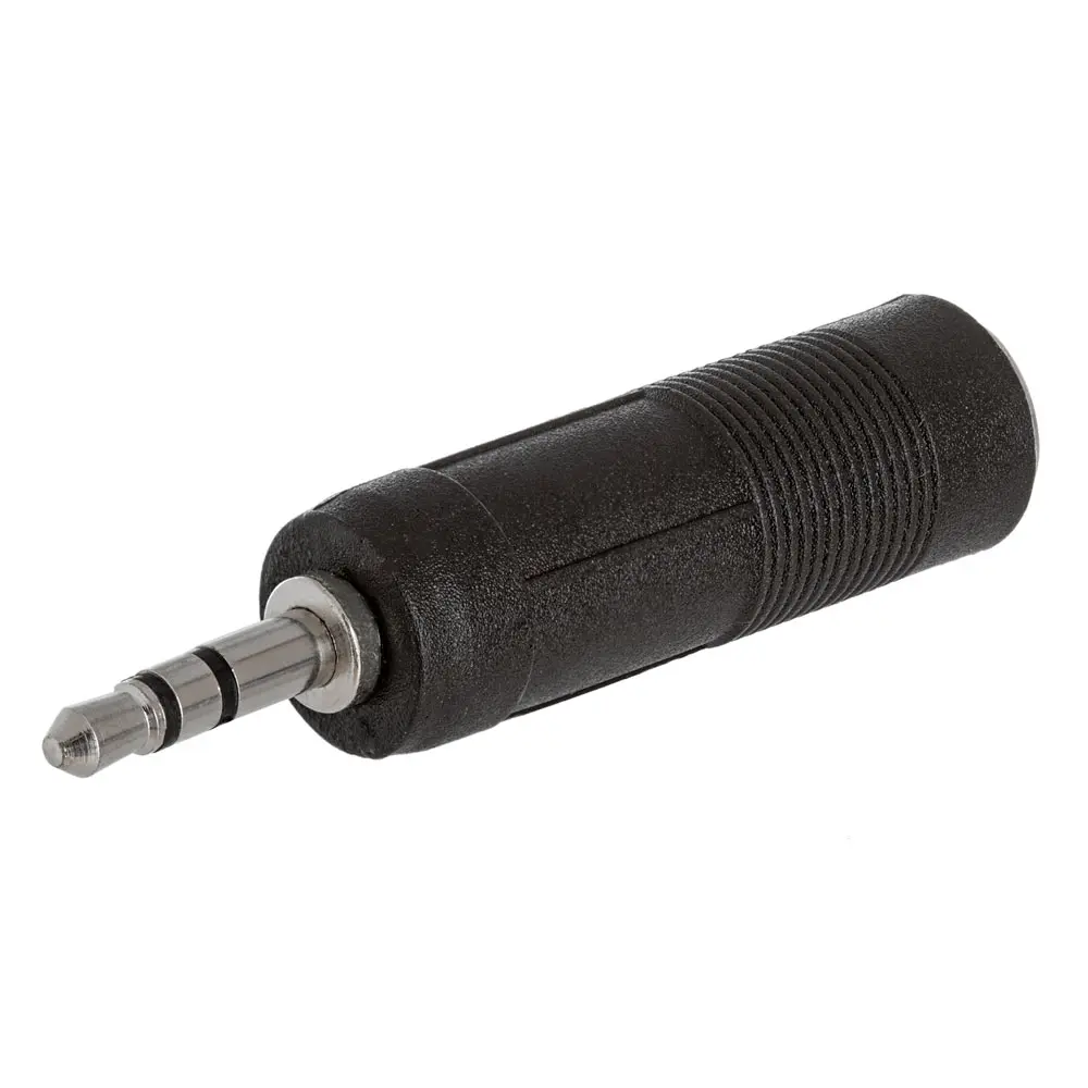 Male 3.5mm (1/8") Stereo Mini Jack Plug To Single Female 1/4" (6.3mm) Stereo Jack Socket
Male 3.5mm (1/8") Stereo Mini Jack Plug To Single Female 1/4" (6.3mm) Stereo Jack Socket