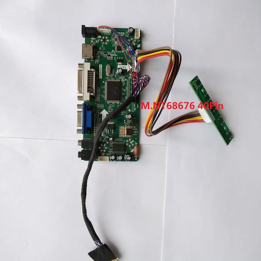Для LTN156AT19 001 15 6 "1366X768 DVI LVDS VGA HDMI ЖК дисплей СВЕТОДИОДНЫЙ монитор панель экрана