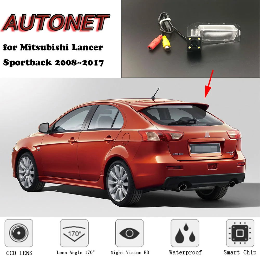 Камера заднего вида с ночным видением для Mitsubishi Lancer Sportback 2008 ~ 2017 2011 2012|Камера авто|