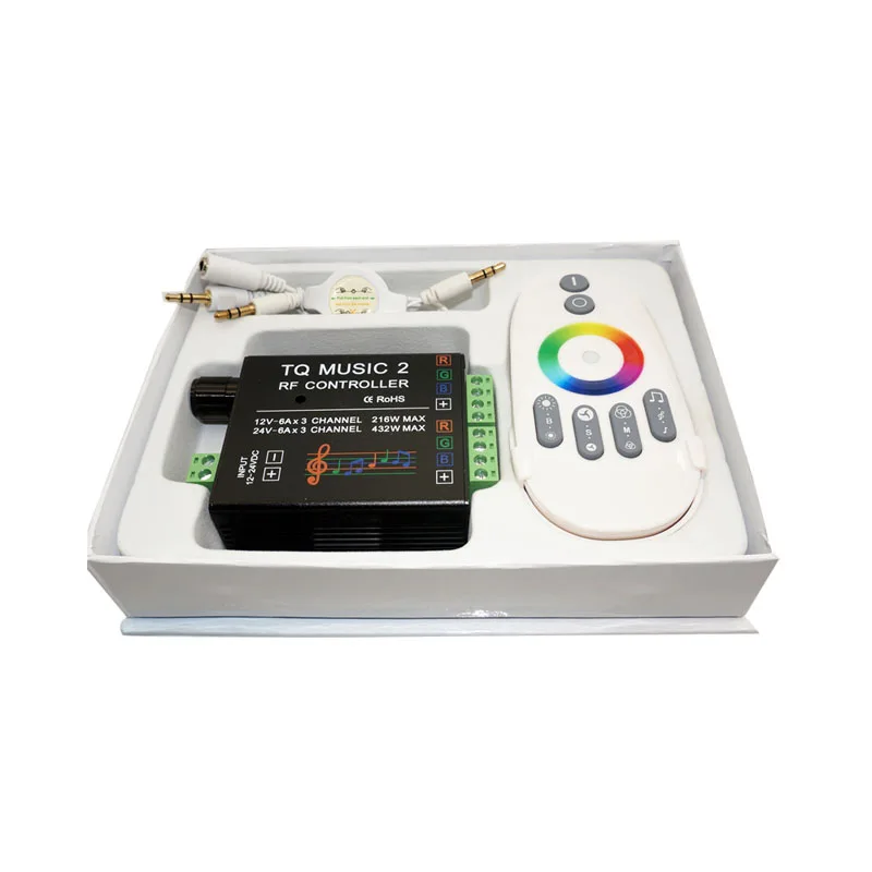 best price 1 pcs DC12-24V 18A RGB Music 2 Controller RF Remote Intelligent Sonic Sensitivity Led Backlight Remote for Led Strip
best price 1 pcs DC12-24V 18A RGB Music 2 Controller RF Remote Intelligent Sonic Sensitivity Led Backlight Remote for Led Strip
