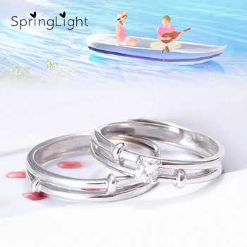 SpringLight Real 925 Sterling Silver Creative Design Fine Jewelry Minimalist The Waves Couple Ring for Women Elegant Gift Rings
SpringLight Real 925 Sterling Silver Creative Design Fine Jewelry Minimalist The Waves Couple Ring for Women Elegant Gift Rings