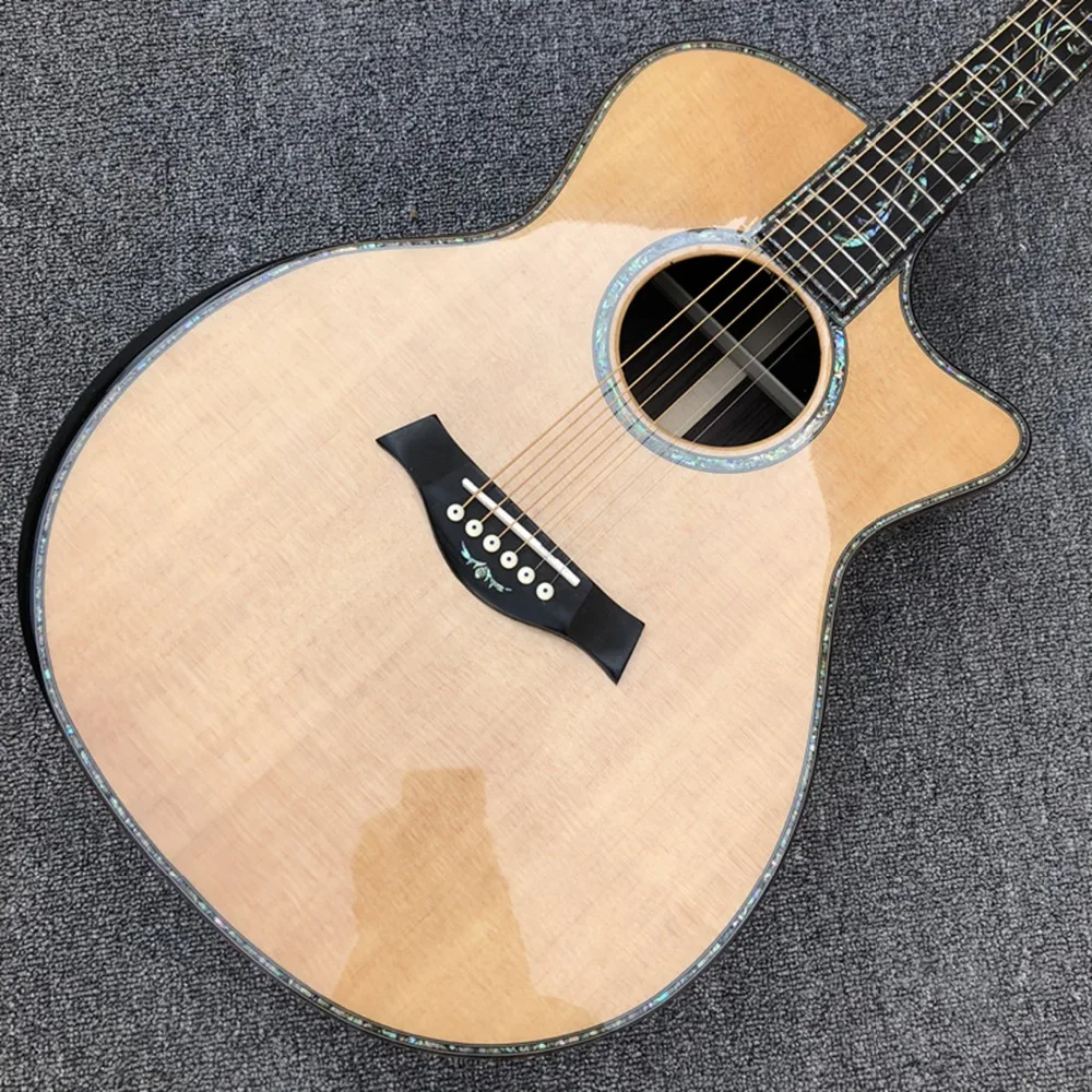 Solid Spruce top Chaylor SP14 Acoustic Guitar,Ebony Fingerboard 41" Real abalone Golden tuners PS14ce GuiTAR Free shipping
Solid Spruce top Chaylor SP14 Acoustic Guitar,Ebony Fingerboard 41" Real abalone Golden tuners PS14ce GuiTAR Free shipping